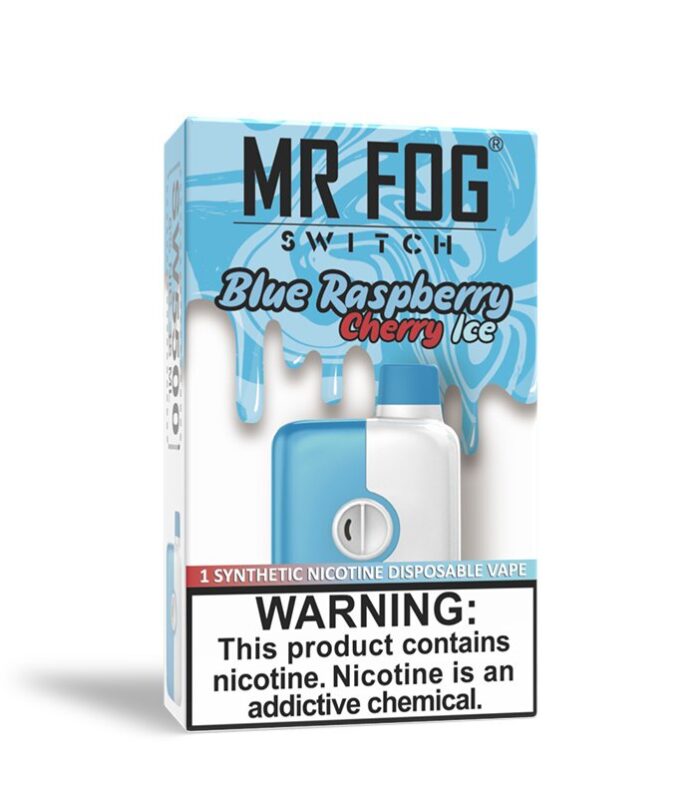 Blue Raspberry Cherry Ice Mr Fog Switch 5500 Puffs – Disposable