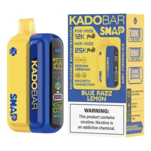 Blue Raz Lemon Kado Bar Snap 5% 25k Disposable Vape
