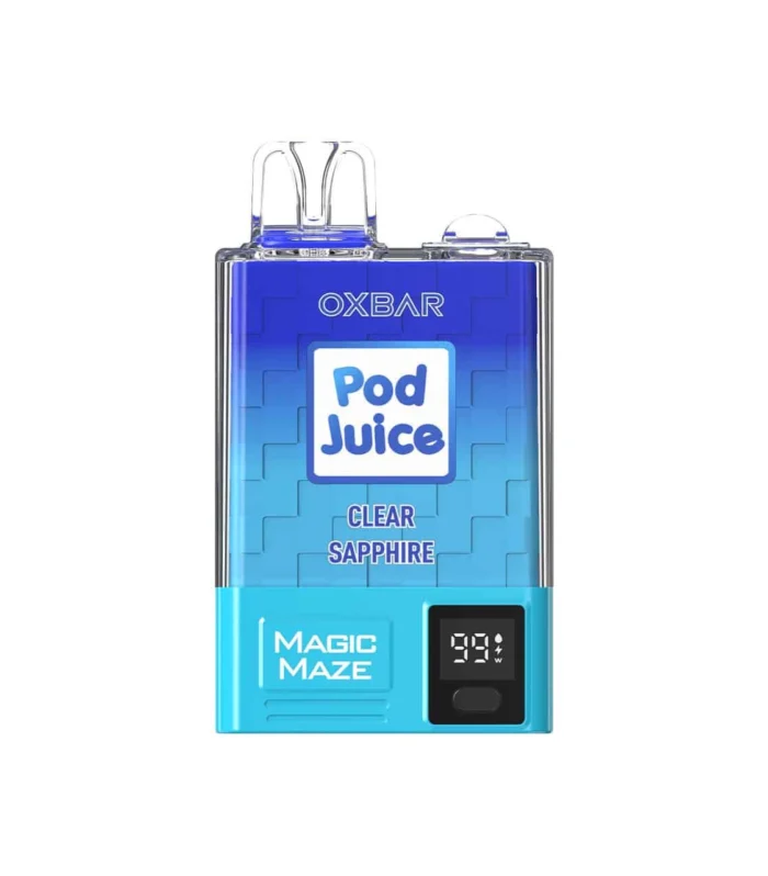 CLEAR SAPPHIRE OXBAR PRO Magic Maze - 10K Puffs