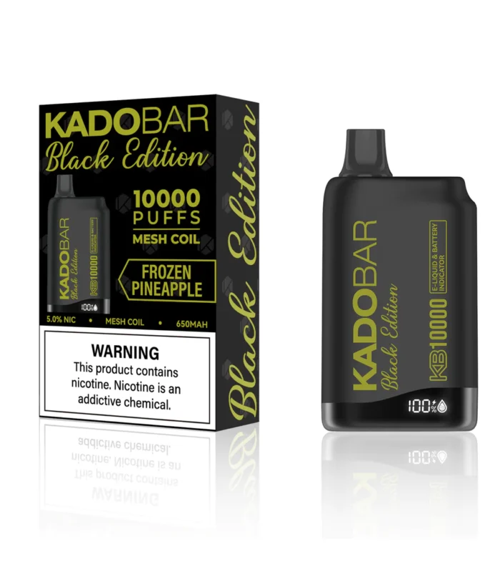 Frozen Pineapple Kado Bar Black Edition 10000 Puffs