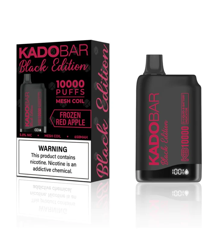 Frozen Red Apple Kado Bar Black Edition 10000 Puffs