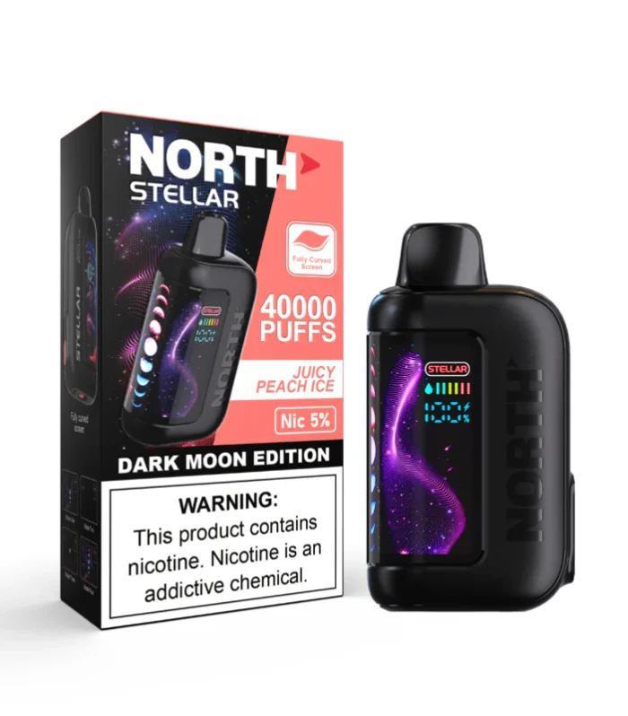Juicy Peach Ice - North Stellar Dark Moon Edition 40K Disposable Vape