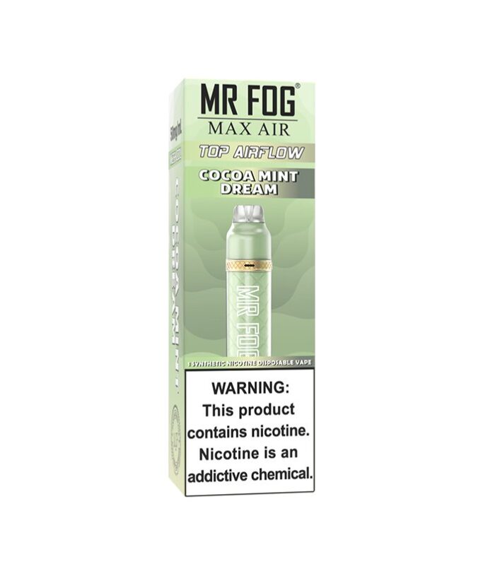 Mr Fog Max Air Cocoa Mint Dream Disposable – 3000 Puffs