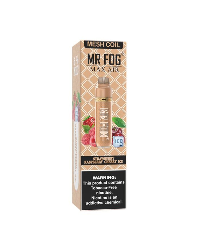 Mr Fog Max Air Strawberry Raspberry Cherry Ice Disposable – 3000 Puffs