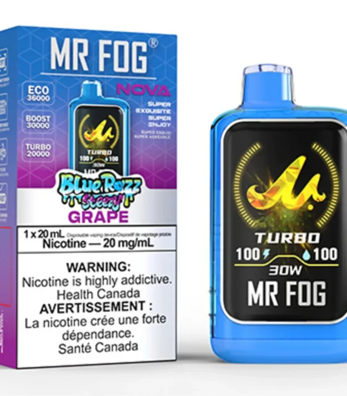 Grape Mr Fog Nova Steezy Edition 36,000 Puffs Disposable Vape