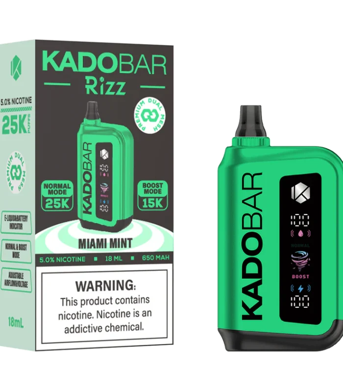 Miami Mint Kado Bar Rizz 25K Disposable Vape - 5% Nic