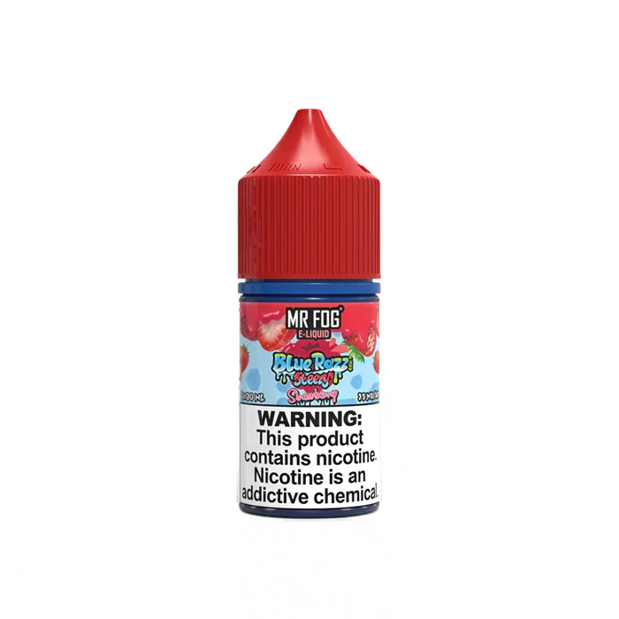 Strawberry Mr Fog Blue Razz Steezy Salt E-Liquid - 30mL