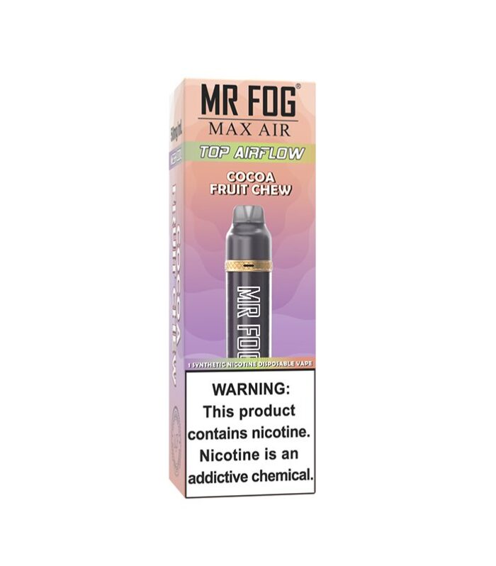 Mr Fog Max Air Cocoa Fruit Chew Disposable – 3000 Puffs