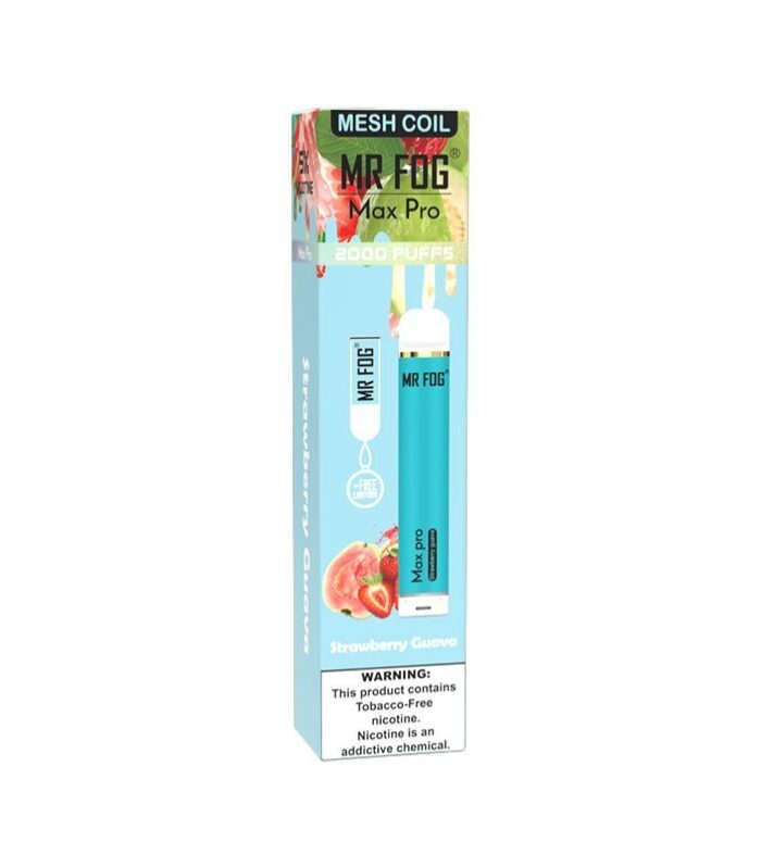 Mr Fog Max Pro Strawberry Guava Disposable – 2000 Puffs