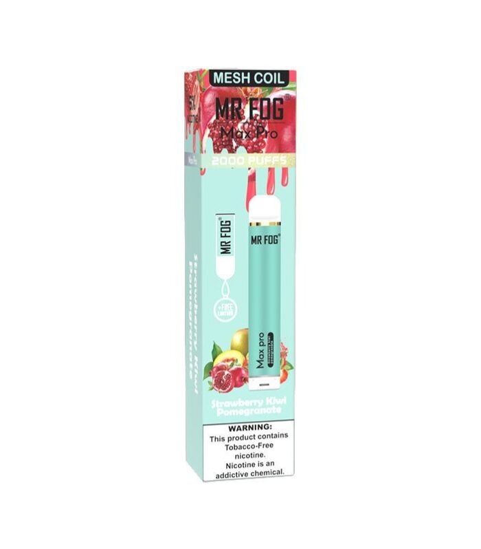 Mr Fog Max Pro Strawberry Kiwi Pomegranate Disposable – 2000 Puffs
