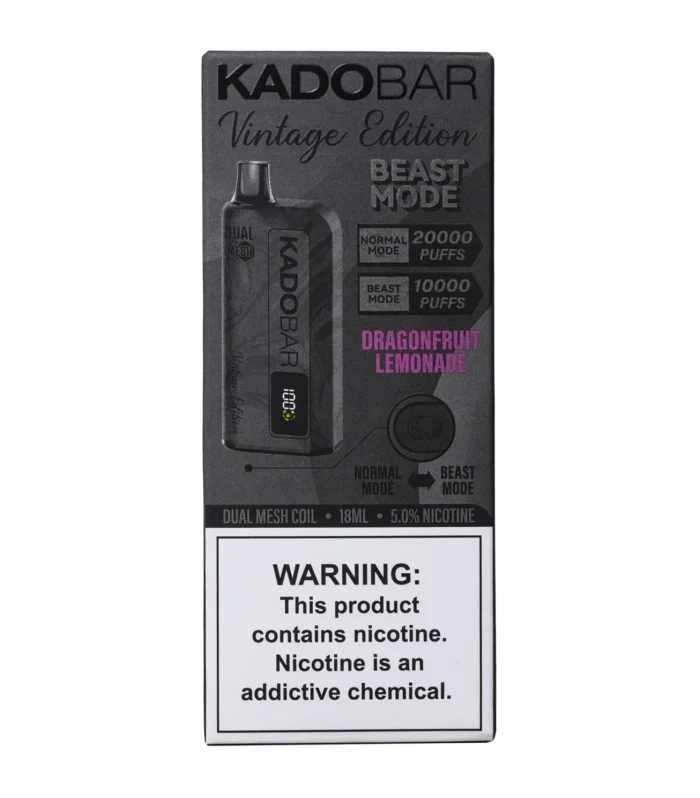Dragonfruit Lemonade Kado Bar Vintage Edition 10000 Puffs