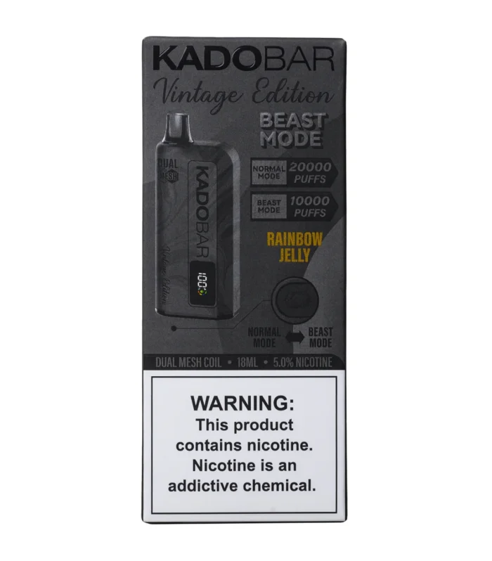 Rainbow Jelly Kado Bar Vintage Edition 10000 Puffs