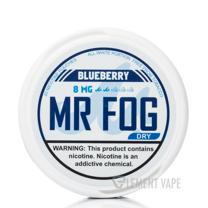 Mr Fog DRY Nicotine Pouches Blueberry