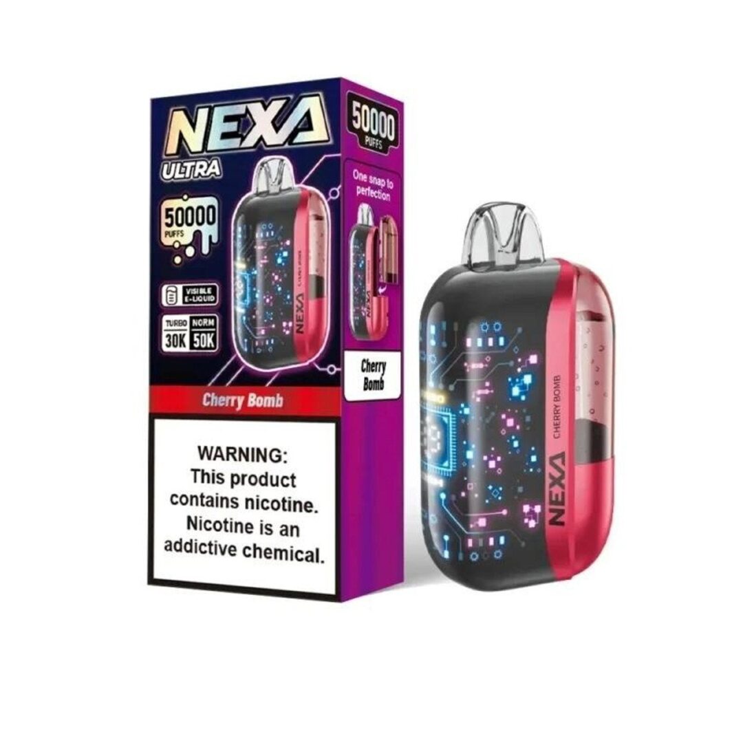 Cherry Bomb Nexa Ultra 50K Puffs Vape - 5% Nic | Nexa Vape
