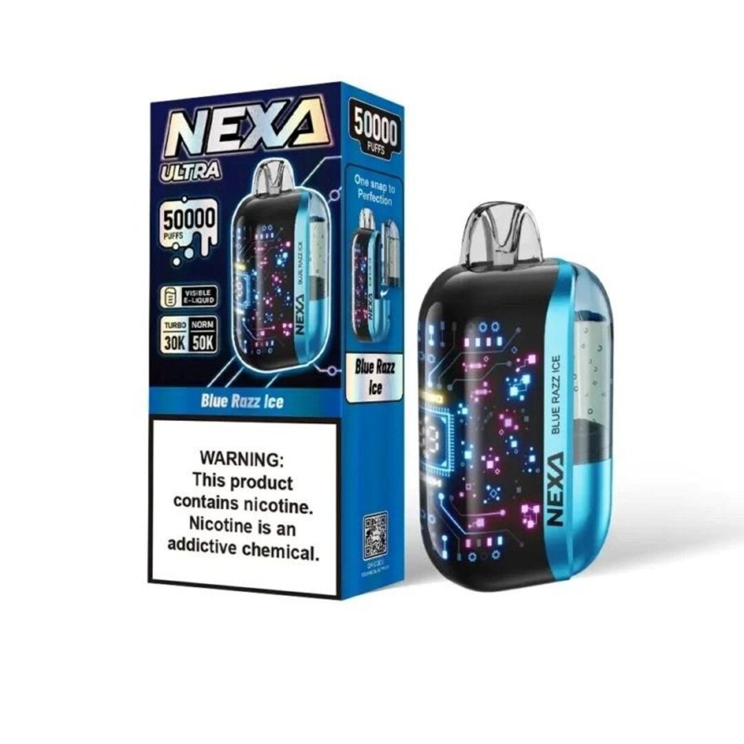 7023_source_1744747457-1.jpg Blue Razz Ice Nexa Ultra 50000 Disposable Vape - 20mL