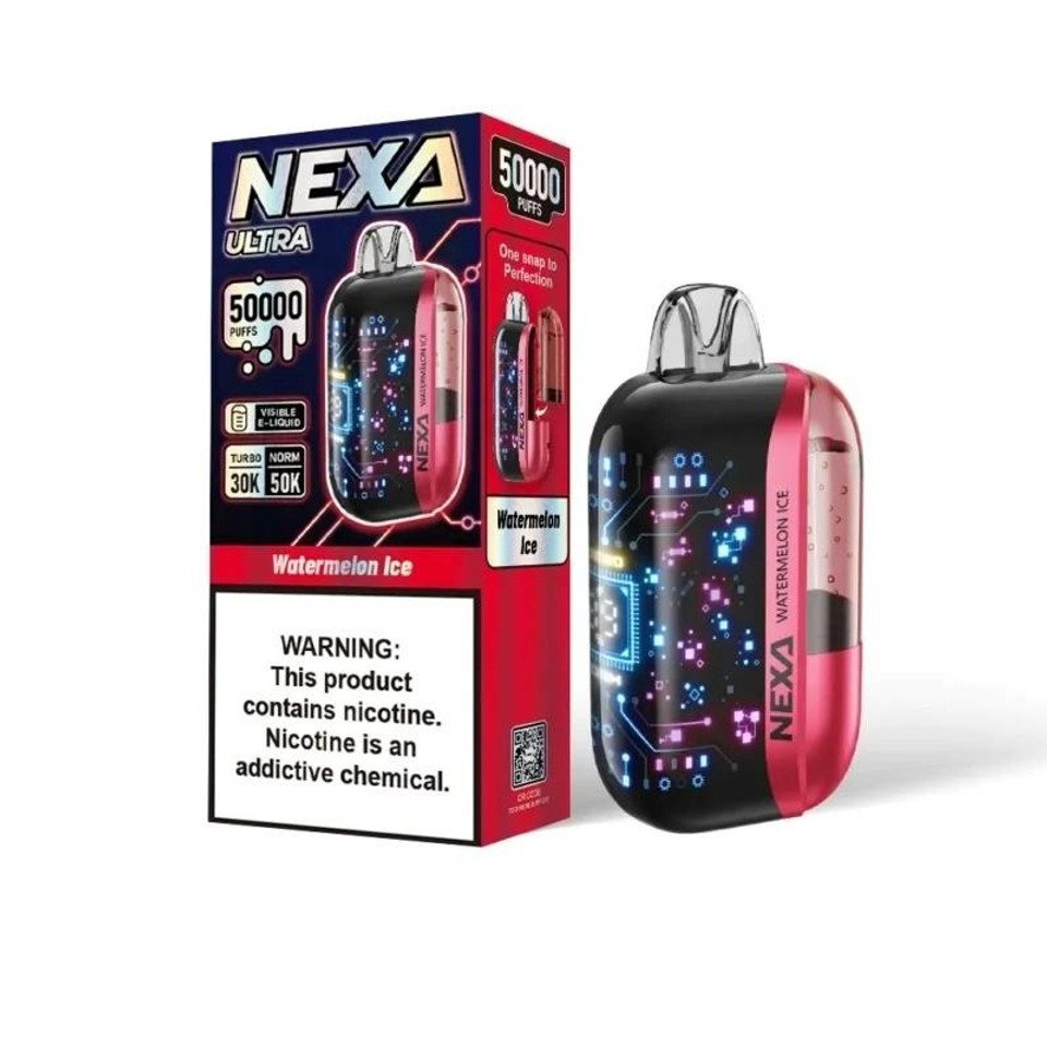 Nexa Ultra Watermelon Ice 50K Puff - 20mL | Nexa Vape Nexa Ultra Watermelon Ice 50K Puff - 20mL | Nexa Vape