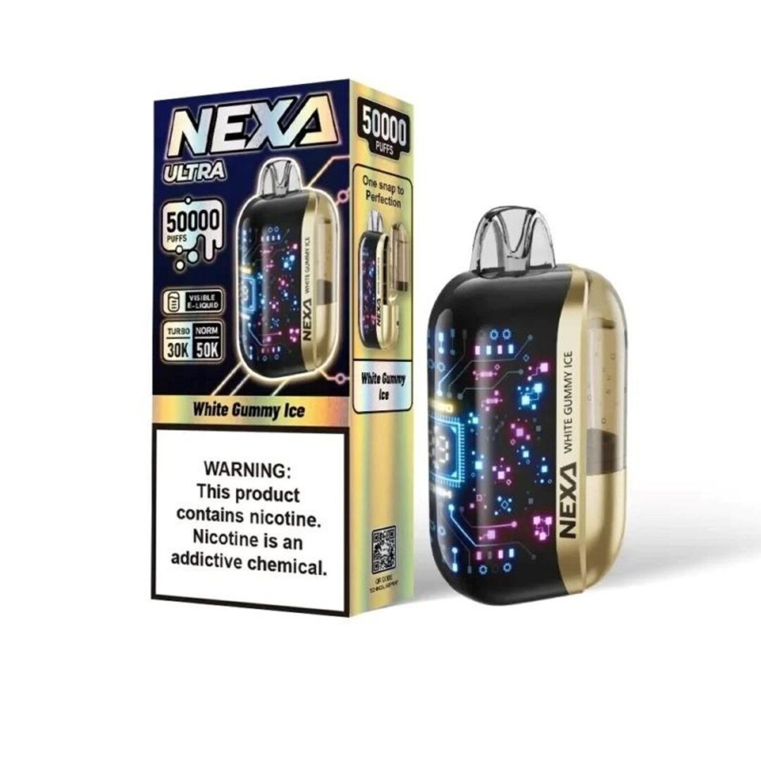 White Gummy Ice Nexa Ultra 50000 Disposable Vape - 20mL