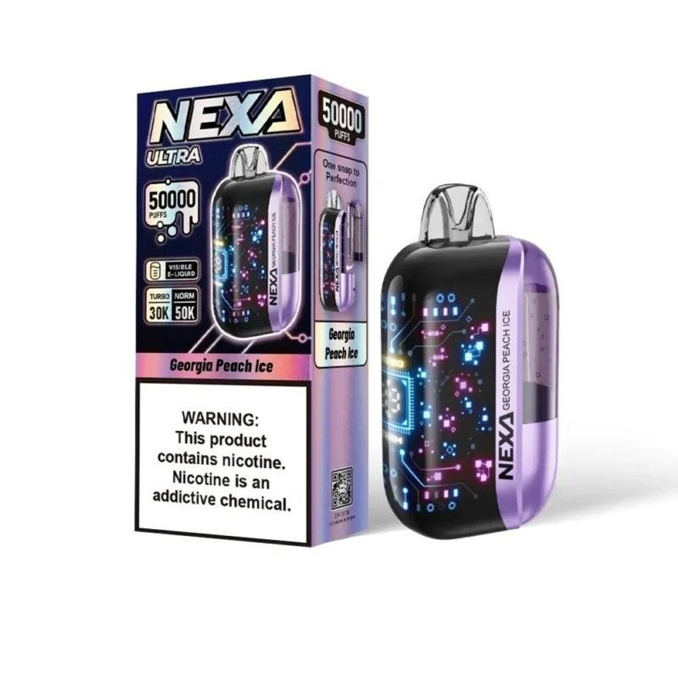 Georgia Peach Nexa Ultra 50K Puffs Vape - 5% Nic | Nexa Vape