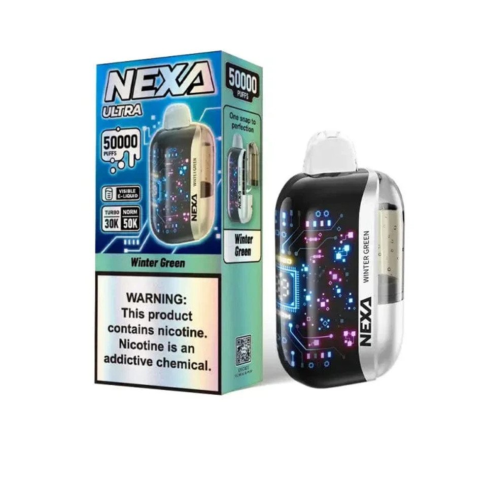Nexa Ultra Winter Green 50K Puff - 20mL | Nexa Vape Nexa Ultra Winter Green 50K Puff - 20mL | Nexa Vape