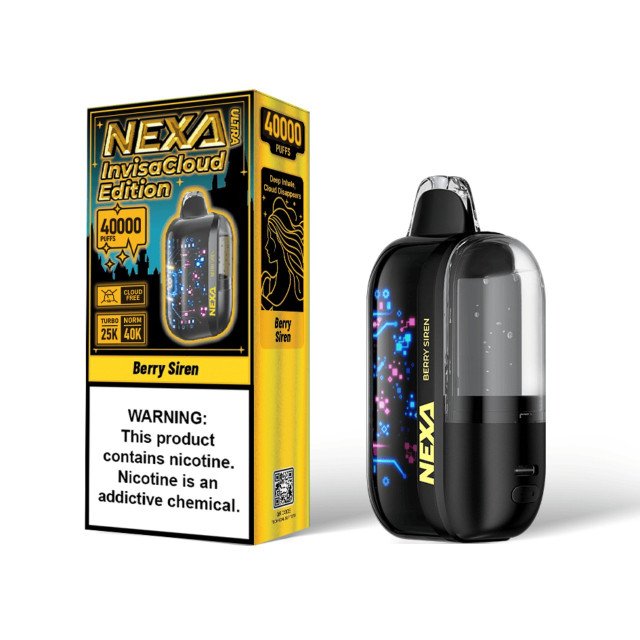 Berry Siren Nexa Ultra 50000 Disposable Vape - 20mL(Invisa Cloud Edition)
