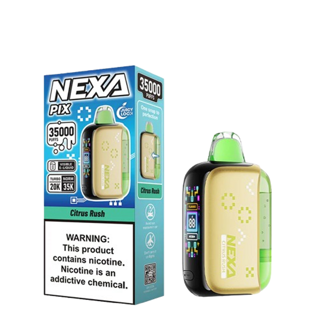 Nexa Citrus Rush Pix 35K Puffs - 16mL | Nexa Vape