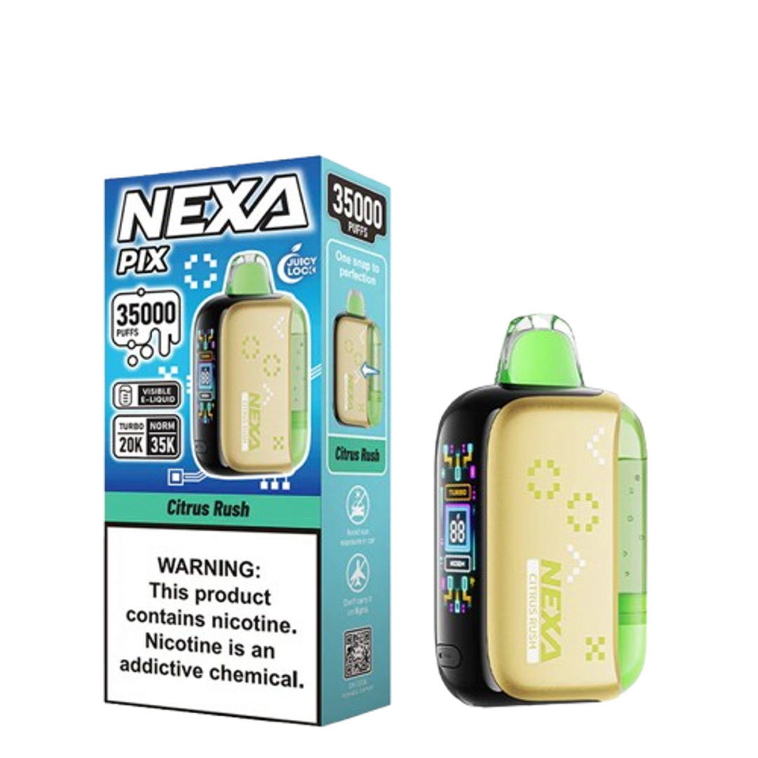 Citrus Rush Nexa Pix 35K Puffs | Nexa Vape Disposable