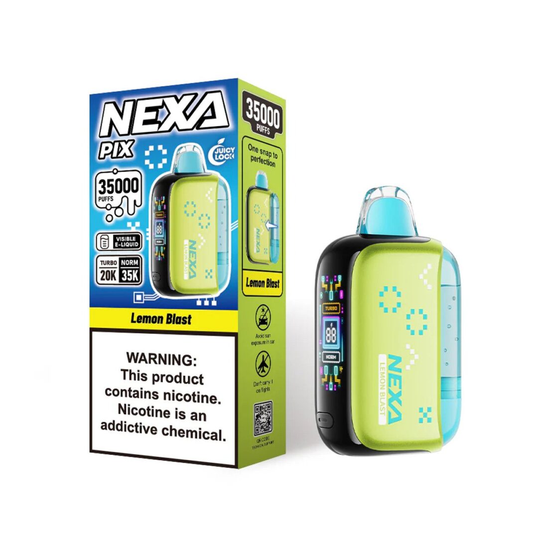 Nexa Lemon Blast Pix 35K Puffs - 16mL | Nexa Vape