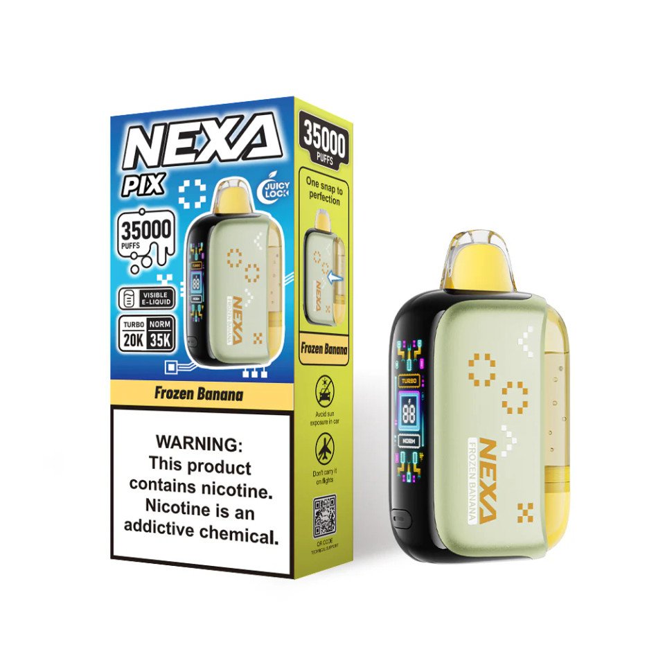 Frozen Banana Nexa Pix 35K Puffs | Nexa Vape