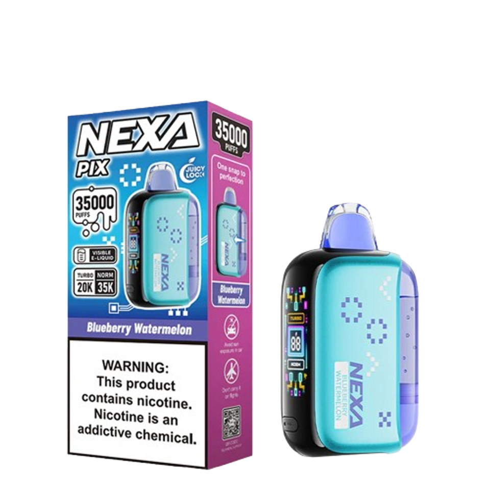 Blueberry Watermelon Nexa Pix 35K Puffs | Nexa Vape Disposable