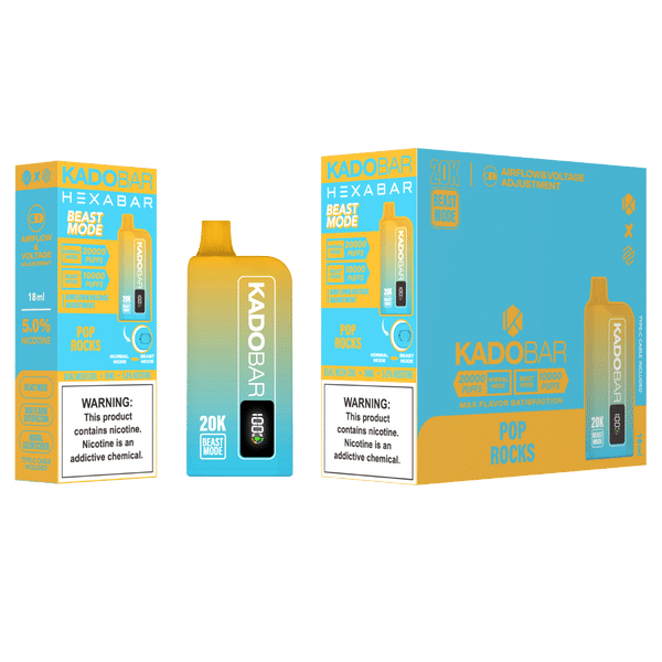 Pop Rocks Hexa X Kado Bar 20k Puffs Disposable Vape