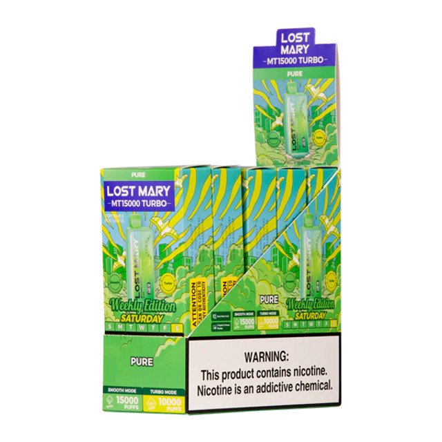 Pure Lost Mary MT15000 Turbo Disposable Vape | Lost Mary Vape