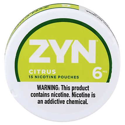 ZYN Citrus 6mg Nicotine Pouches, 15 ct ZYN Citrus 6mg Nicotine Pouches, 15 ct