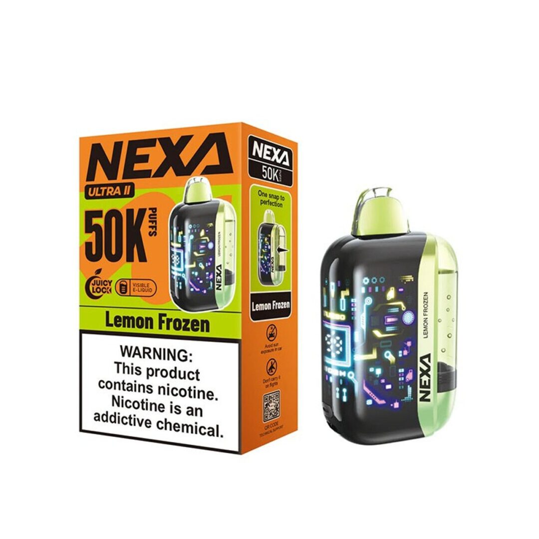 Nexa Lemon Frozen Ultra II 50K Puffs | Nexa Vape