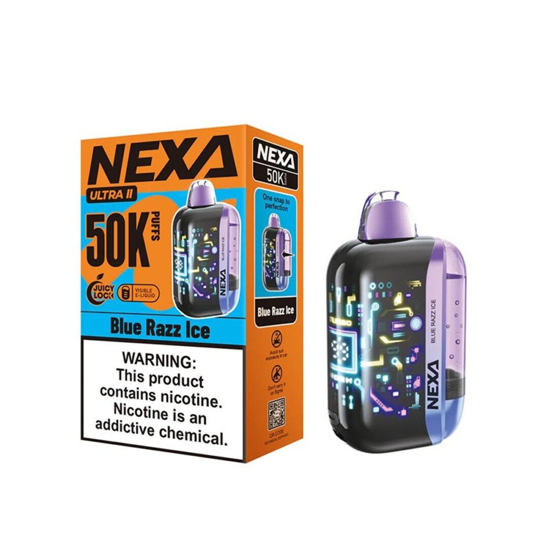 Blue Razz Ice Nexa Ultra II 50K Puffs | Nexa Vape