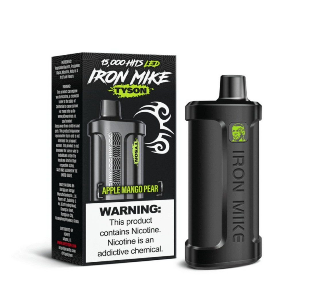 Apple Mango Pear Iron Mike Tyson 2.0 15K Disposable Vape