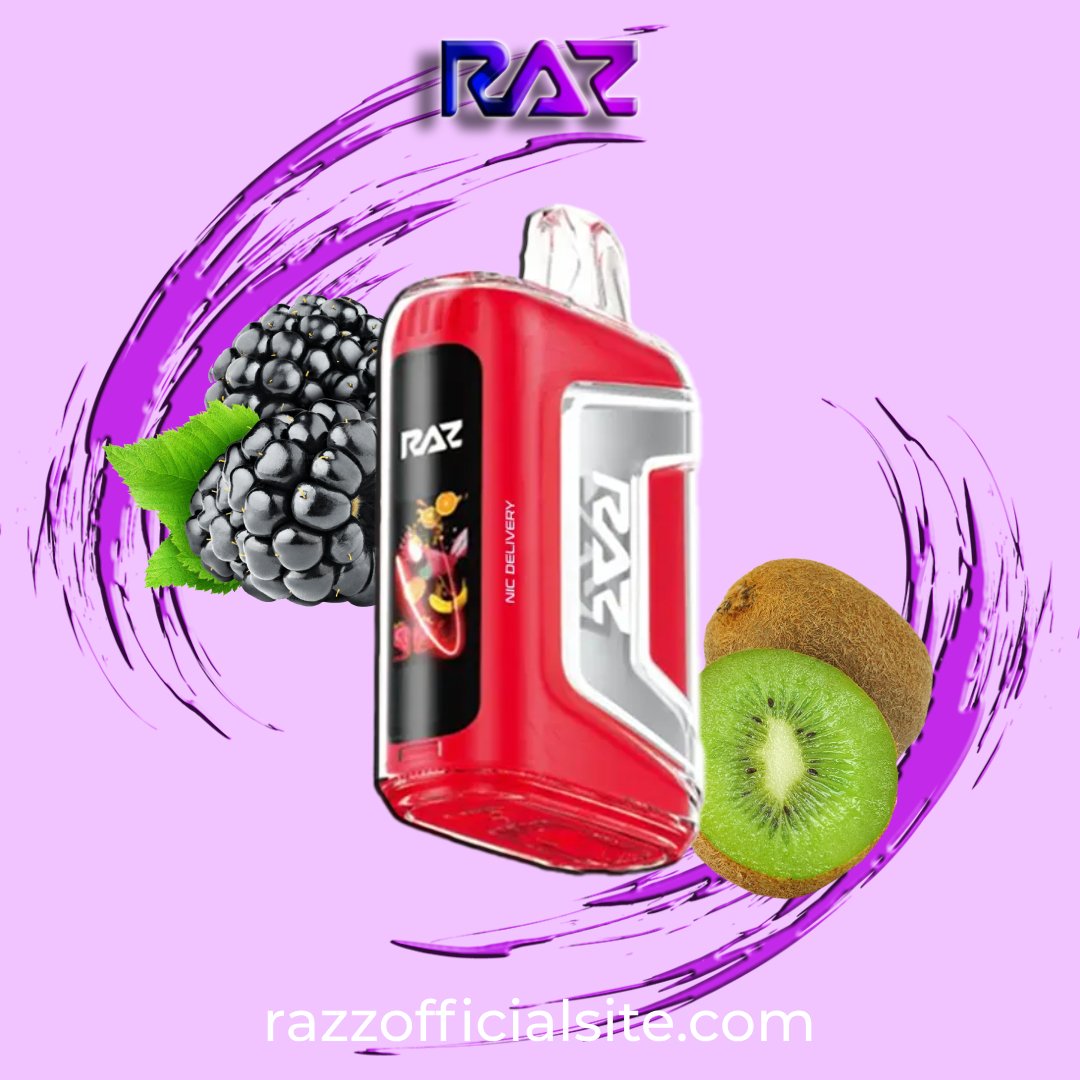 Black Cherry Kiwi Raz TN9000 Disposable Vape | Raz Vape