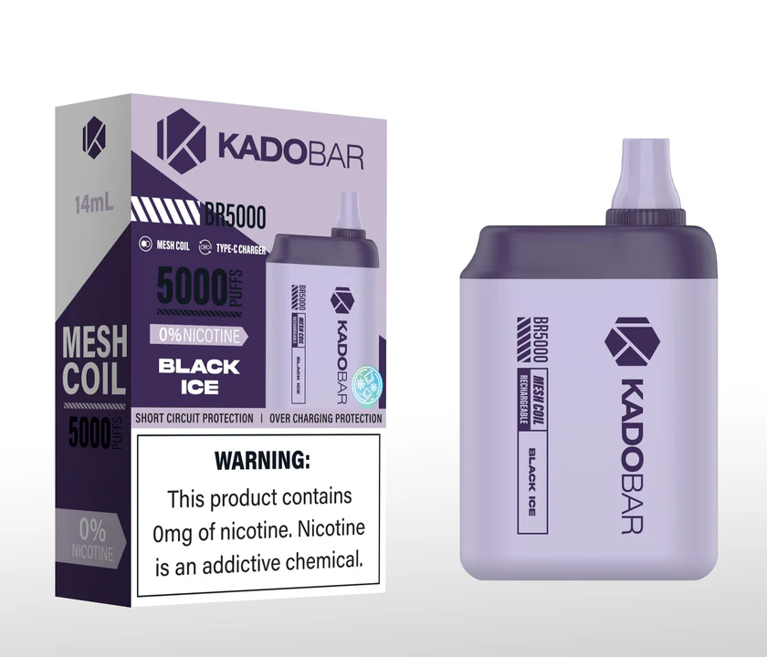 Kado Bar Black Ice 0% Nicotine 5000 Puffs