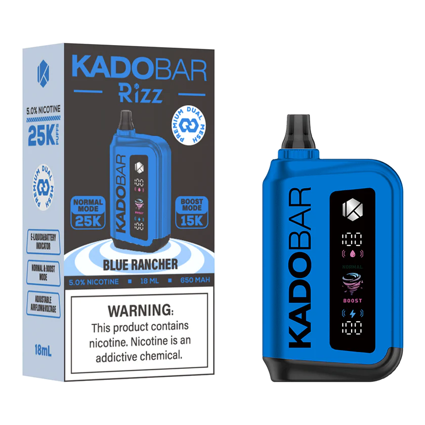 Blue Rancher Kado Bar Rizz 25K Disposable Vape