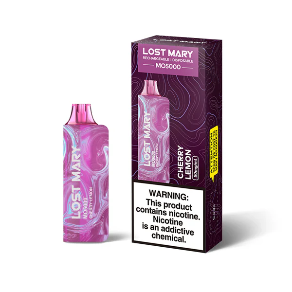 Cherry Lemon Lost Mary MO5000 Disposable Vape | Lost Mary Vape