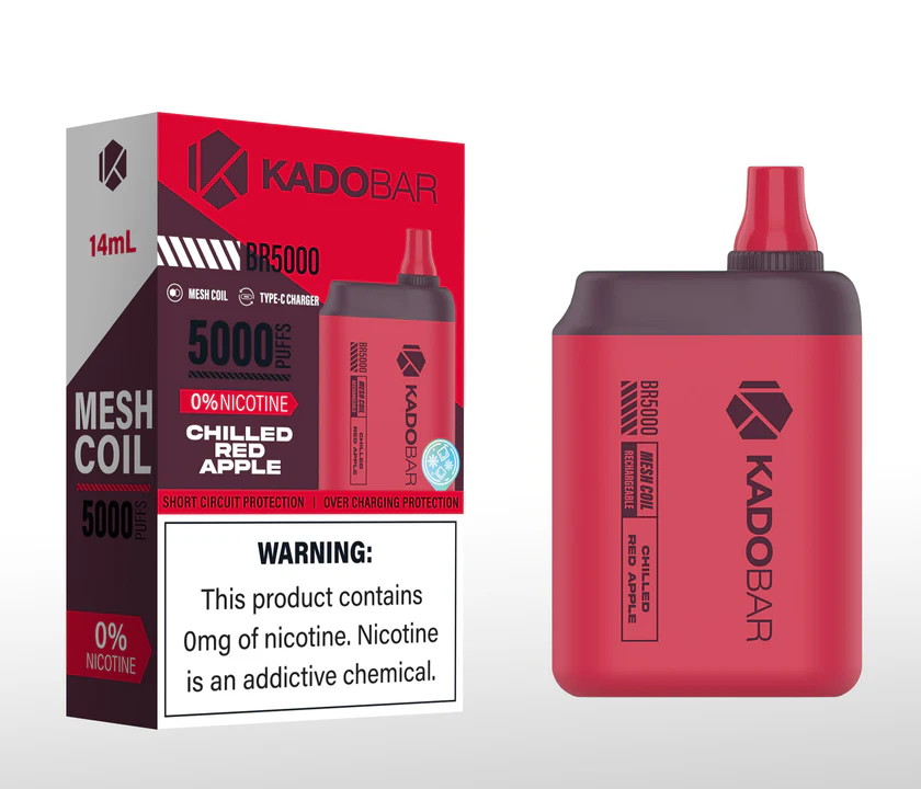 Kado Bar Chilled Red Apple 0% Nicotine 5000 Puffs