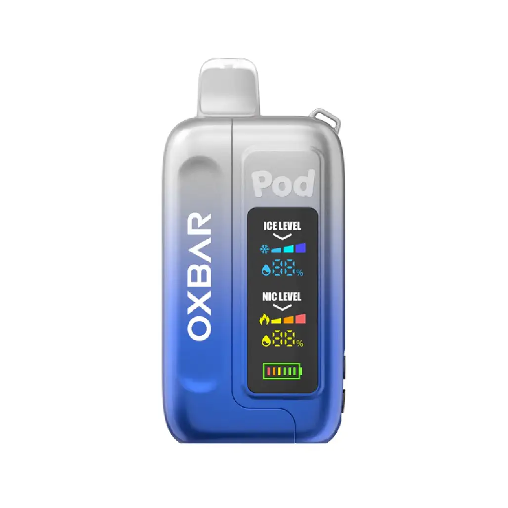 Clear Cobalt Blue Oxbar Flavor – Ice Nic 35K Vape
