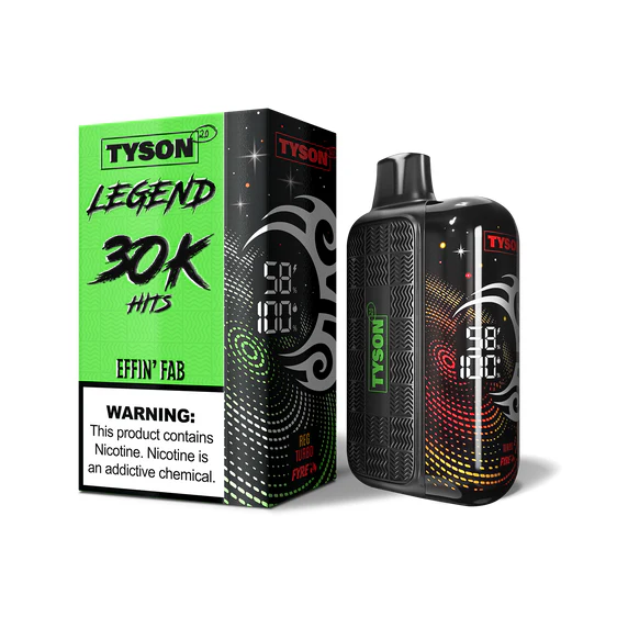 Effin Fab Tyson 2.0 Legend 30K Disposable Vape Effin Fab Tyson 2.0 Legend 30K Disposable Vape