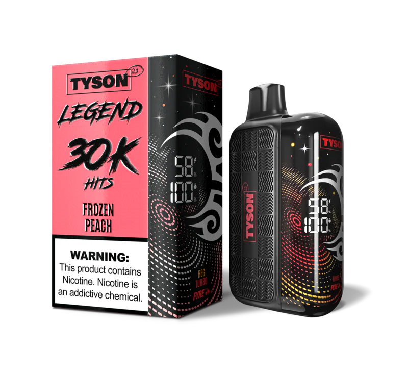 Tyson 2.0 Legend 30K Frozen Peach – Disposable Vape