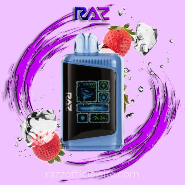 Frozen Juicy Strawberry RAZ LTX 25K Disposable Vape | Raz Vape