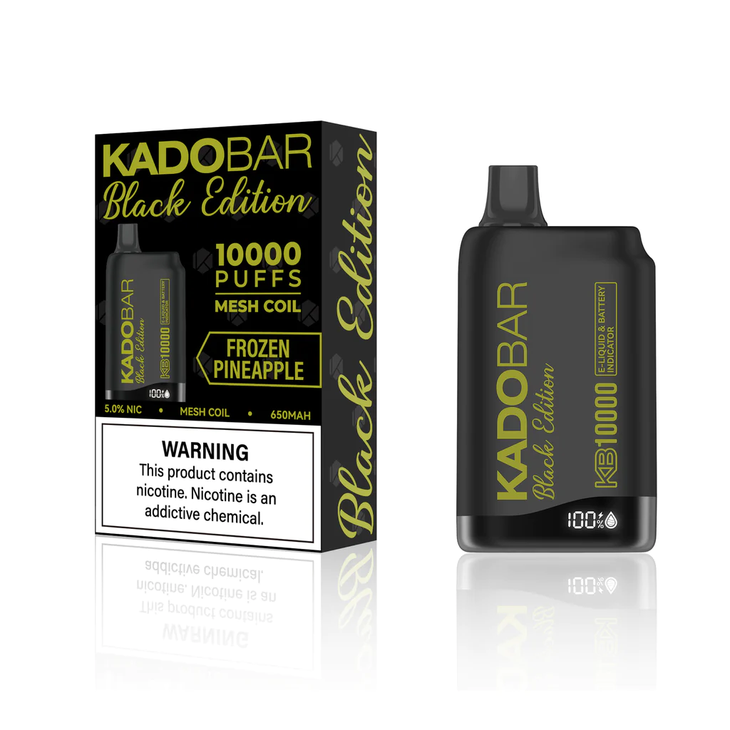 Frozen Pineapple Kado Bar Black Edition 10000 Puffs