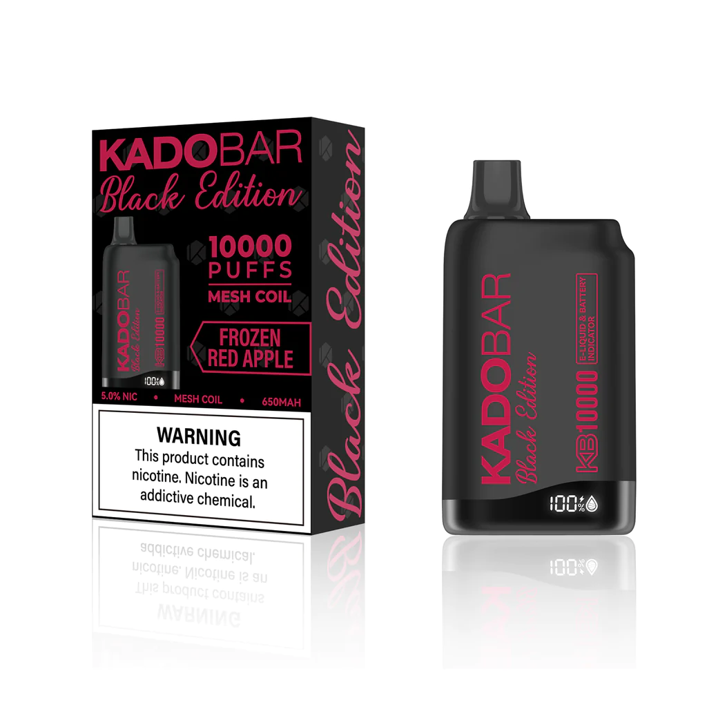 Frozen Red Apple Kado Bar Black Edition 10000 Puffs