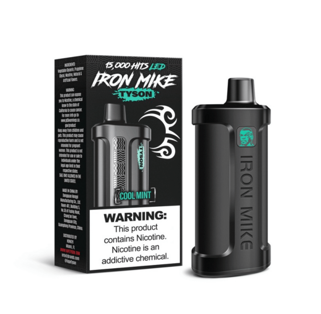 Tyson 2.0 Cool Mint Iron Mike 15K Disposable Vape