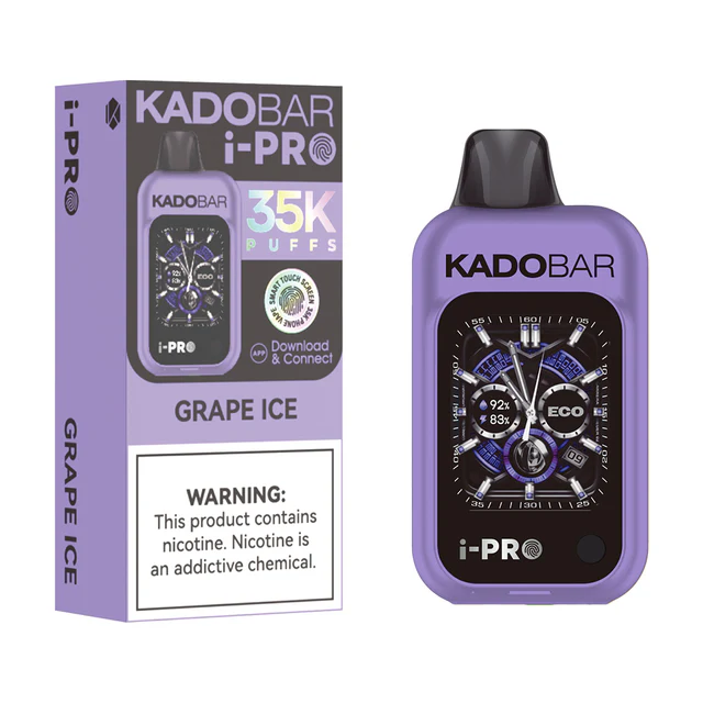 Kado Bar I-Pro Grape Ice 35K Puffs Smart Vape