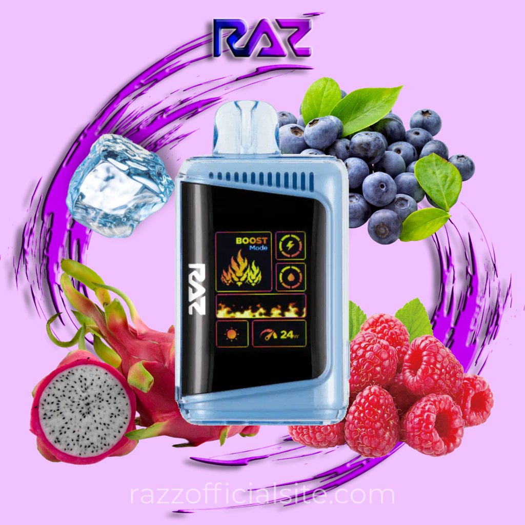 Iced Blue Dragon Raz 25K LTX Disposable Vape | Raz Vape