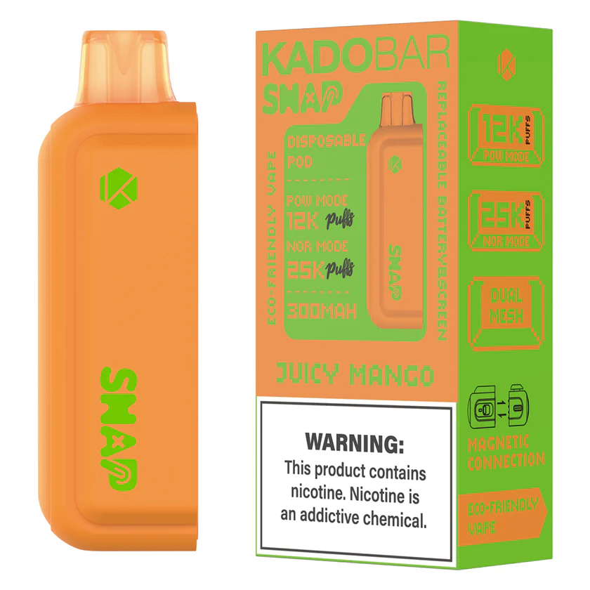 Juicy Mango Kado Bar Snap Disposable Pod 25K Puffs